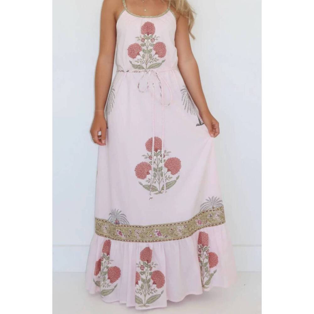 NEW NIBI olivia belted dress in pink - Picture 2 of 3